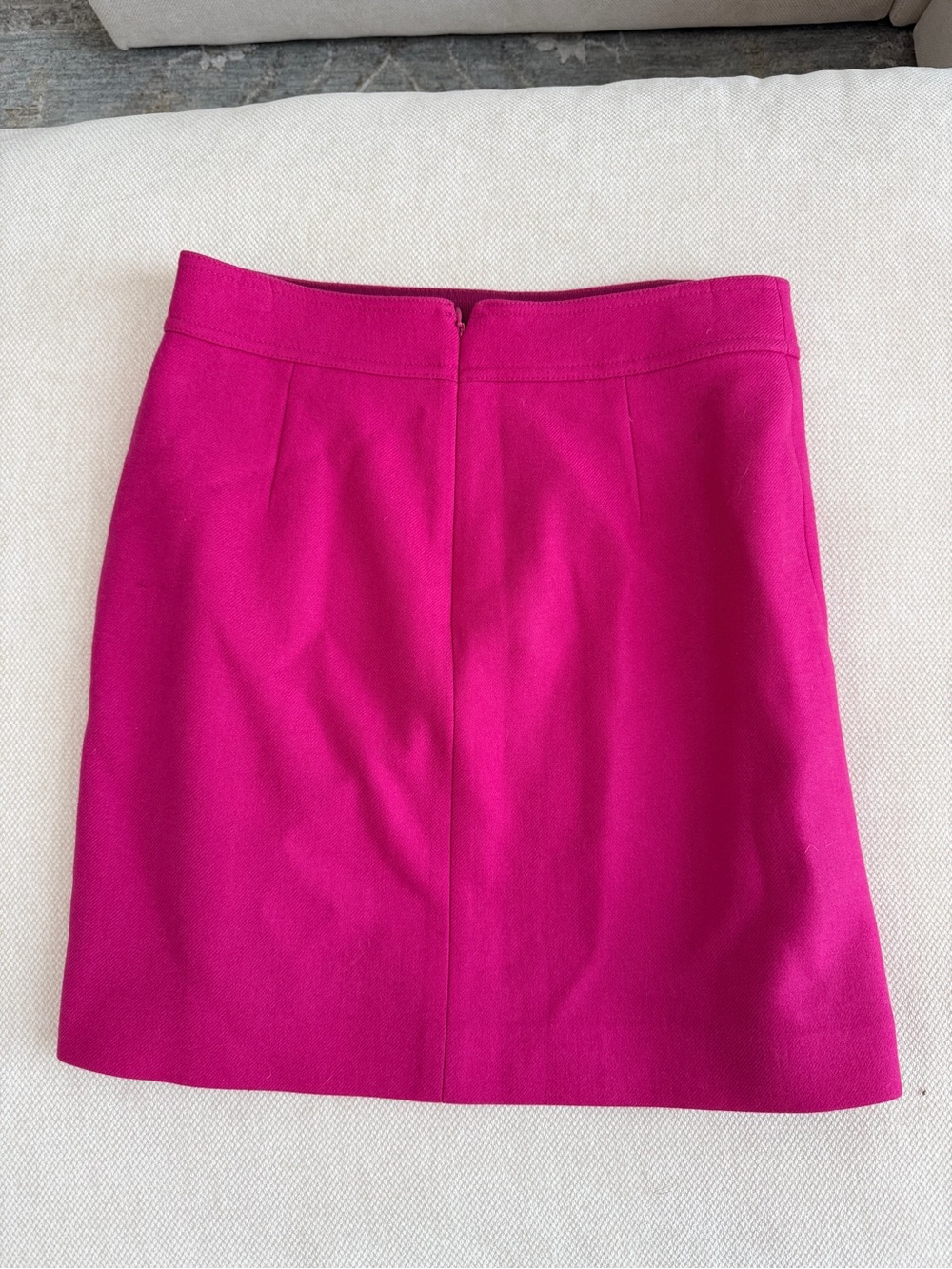 J. Crew Bright Fuchsia Wool Pencil Skirt - Picture 2 of 3